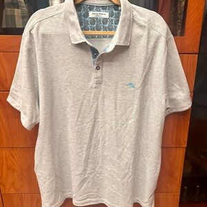 Tommy Bahama Gray Polo Classic Casual Shirt